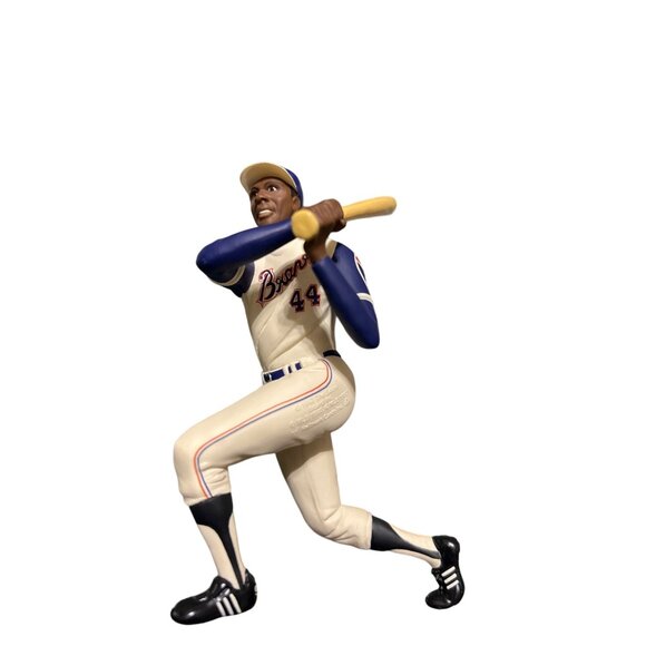 Hallmark Keepsake Ornament Hank Aaron 1997 Collectors Series At The Ballpark - Picture 3 of 7